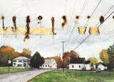 Once Burned by Keith Wilde, 2003, watercolor, offered May 2026