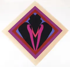 Jack Youngerman, Images III, 1974, serigraph printed in colors