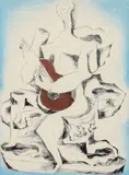 Ossip Zadkine, Woman Playing Guitar [Femme a la Guitarre]