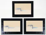 Untitled by Poussin's Fort, acrylic paintings on paper, offered May 2026