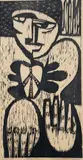 Untitled by Peace Person, 1970, woodcut on paper signed illegibly, offered May 2026