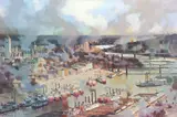 City of Pittsburgh in 1895, offset by Nat Youngblood, lithograph printed in 1982, number 919 of 950, offered May 2026