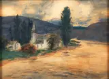 Erich Nikutowski, Clenenscapelle, watercolor