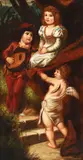 Cupid and Children, c.late 19th or by Wager, oil on canvas, offered May 2026