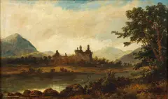 James Charles Ward, Landscape with Castle, 1874, oil on canvas, relined