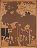 Pierre Bonnard, La Revue Blanche, Paris, circa 1896, ink lithograph on brown poster paper, printed by Edward Ancourt, Imp. Edw. Ancourt, Paris