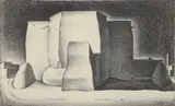 Emil Bisttram, Ranchos de Taos [Saint Francis Church]