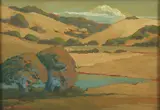 Jack Cassinetto, Mount Tamalpais Watershed, Marin County, California, 2003, oil on board