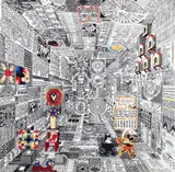 Pedro Friedeberg, Codice Miguelito I, undated, screenprint on wove paper