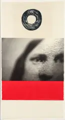 Ann Hamilton, Visite VI, 2009, lithographic chine colle on, screenprint with collaged fabric