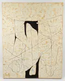 The Great White Elephant by Victor Matthews, 1989, acrylic, graphite, and syrup on stretched canvas, offered Apr 2026