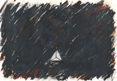 Beverly Pepper, Untitled, 1989, etching, aquatint and chalcography in colors, on wove paper
