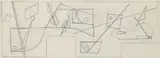 Drawing for Mural Sketch #3, 1937- by Esphyr Slobodkina, 1938, pencil on paper, offered Apr 2026