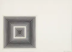 Sharpsville, from the Multicolored Squares portfolio by Frank Stella, 1972, lithograph on wove paper, offered Apr 2026