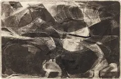 Synonymity by Joann Maier, 1957, etching and aquatint on paper, offered Apr 2026