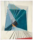 (American/Pittsburgh, 1920-2013), Mid Century Abstraction by Gertrude Temeles, 1947, oil on board, offered Apr 2026