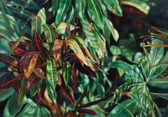 Garden Study by Grace Runnette Clark, oil on canvas, offered Apr 2026