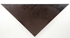 Joseph Drapell, Pittsburgh, 1973, acrylic on a triangular stretched canvas