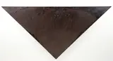 Joseph Drapell, Pittsburgh, 1973, acrylic on a triangular stretched canvas