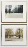 Harold Altman, 2 color lithographs. FIRST: Luxembourg, November