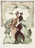 Paolo Boni, Presence, 1969, color, etching, aquatint, and embossing