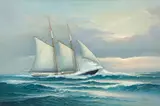 The Gertrude Thiebault by Earl Edward Collins, oil on canvas, offered Mar 2026