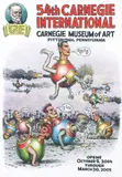 R. (American, contemporary), 54th Carnegie International, color by Crumb, lithograph exhibition poster, Carnegie Museum of Art, Pittsburgh, PA, 2004, offered Mar 2026
