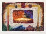 David Dodsworth, Quadra, II, 1998, carborundum, etching, gold leaf, blind embossing and mixed media