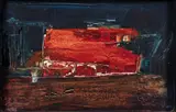Mexico D.F by Marvin Kanarek, oil and encaustic on masonite panel, offered Mar 2026