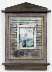 Gregory Kavalec, Window, watercolor on paper