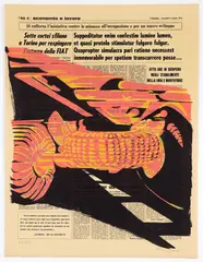 Titina Maselli, Placard de Maselli at Lucrece, 1975, lithograph printed in colors