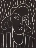 Teeny (Duthuit #723), originally 1938, this edition printed in by Henri Matisse, 1959, linocut in black ink, offered Mar 2026