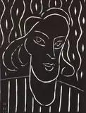 Teeny (Duthuit #723), originally 1938, this edition printed in by Henri Matisse, 1959, linocut in black ink, offered Mar 2026