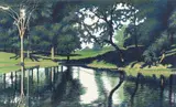 Gordon Mortensen, Catlin Pond, 1981, color reduction