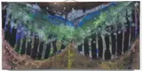 Redidual Chasing by Tony Naponic, 1993, acrylic and sandpaper on wood, offered Mar 2026