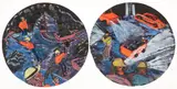 Coal Mining Rondos, 1990's by Tony Naponic, gouache and mixed media on black paper, 20 inches in diameter, offered Mar 2026