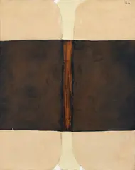 Senén Ubiña, Untitled Abstract Composition, 1965, oil with wood and plaster on canvas