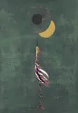 Tadashi Nakayama, Fledgling Crane, 1958, color