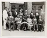 Charles Harris, (American/Pittsburgh, 1908-1998), Group Portrait of Men and Women in Shriner Fezzes, c. late 1950s
