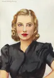 Portrait of a Young Woman by Frank Stanley Herring, watercolor on paper, offered Mar 2026