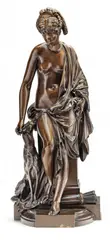 Albert-Ernest Carrier-Belleuse, Untitled, Bronze Sculpture, Ca. 1860-1880, "Diana Chasseresse"