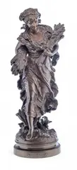 Untitled by Hippolyte Moreau, Bronze Sculpture 19th C., "Été", offered Sep 2024
