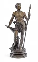 Untitled by Ernest Rancoulet, Bronze Sculpture "Le Travail", offered Sep 2024