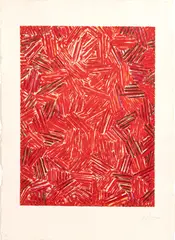 Untitled by Jasper Johns, 1981, Lithograph in Colors on Georges Duchene Calcaire Paper, offered Sep 2024