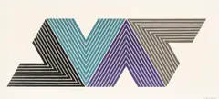 Untitled by Frank Stella, Lithograph in Colors on Lowell Wove Paper, 1968, "Empress of India I, from V-Series", offered Sep 2024