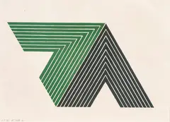 Untitled by Frank Stella, Lithograph in Colors on Lowell Wove Paper, 1968, "IFAFA II, from V-Series", offered Sep 2024