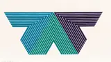 Untitled by Frank Stella, Lithograph in Colors on Lowell Wove Paper, Ca. 1968, "Black Adder, from V-Series", offered Sep 2024