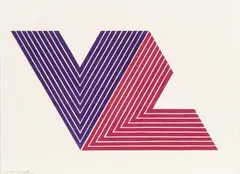 Untitled by Frank Stella, Lithograph in Colors on Lowell Wove Paper, 1968, "IFAFA I, from V-Series", offered Sep 2024