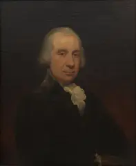 Untitled by Gilbert Stuart, Oil on Canvas, Ca. 19th C., "Portrait of John Calthrop", offered Sep 2024