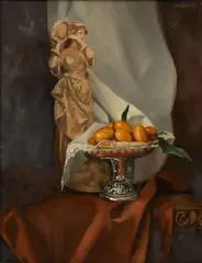 Bruce Kimberling, Untitled, Oil on Canvas, 1970, "Dance of the Kumquats"